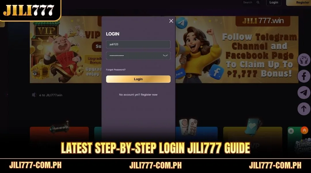 Latest step-by-step Login JILI777 guide