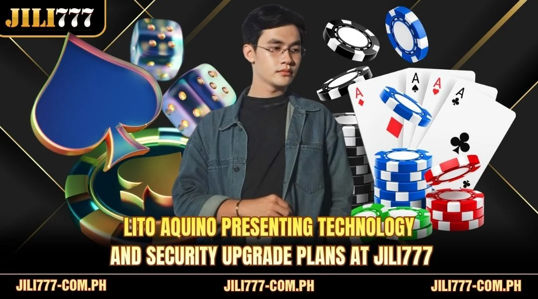 Lito Aquino presenting technology and security upgrade plans