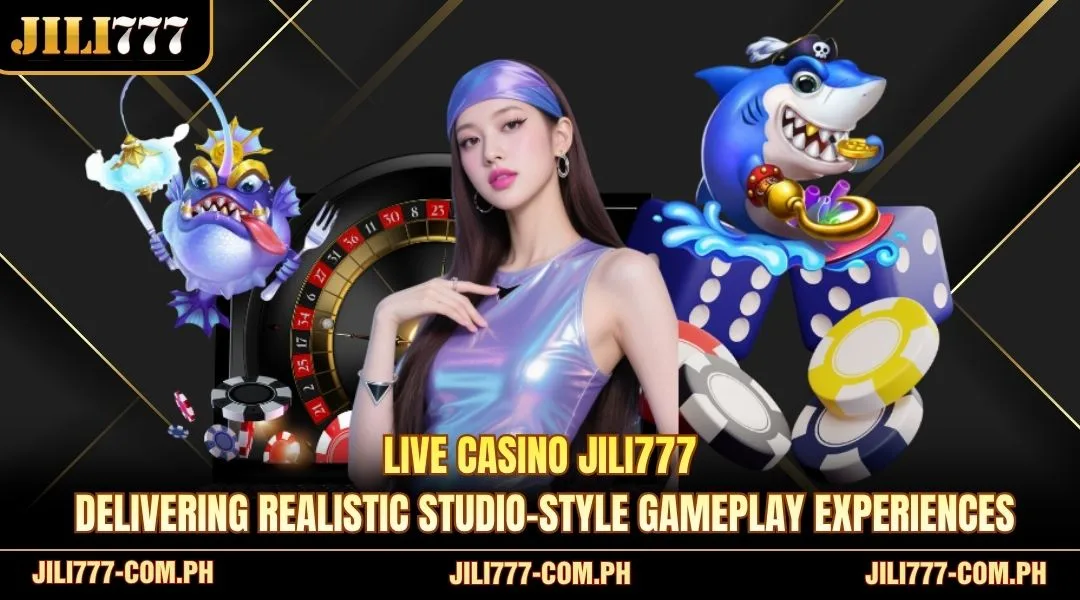 Live casino delivering realistic studio-style gameplay experiences