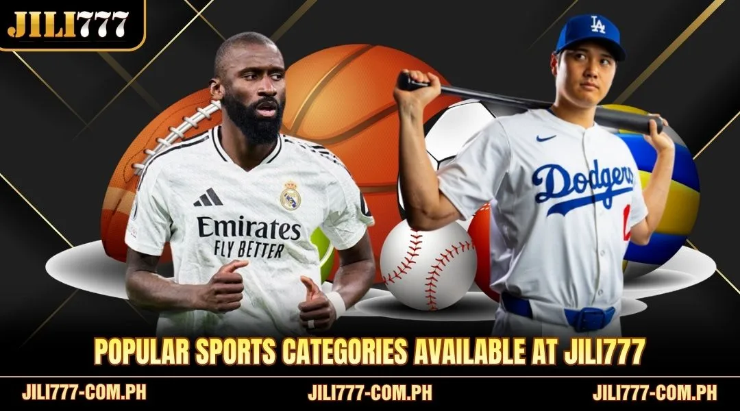 Popular sports categories available at JILI777