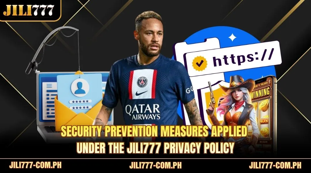 Security prevention measures applied under the privacy policy