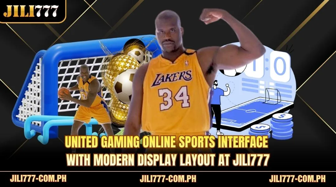 United Gaming online sports interface with modern display layout