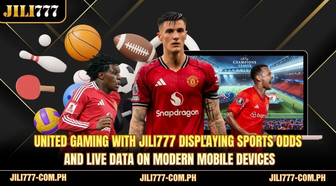 United Gaming displaying sports odds and live data on modern mobile devices