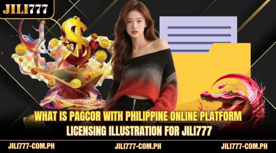 What is PAGCOR with Philippine online platform licensing illustration